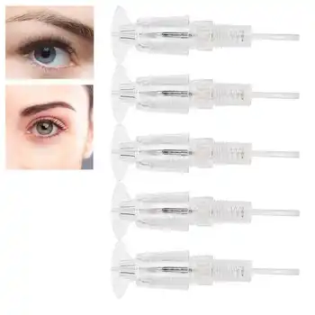 

1P / 3P / 5P / 5FP / 7FP Transparent Tattoo Cartridge Needles + 5pcs Microblading Tattoo Stabilizer for Tattoo Machine Accessory