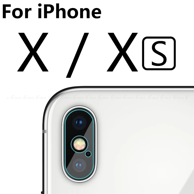 Для iPhone 11 Pro Max объектив камеры Защитная пленка для экрана для iPhone 11 Pro XS Max X XR 8 7 6 6S Plus задняя защитная пленка для объектива - Цвет: For iPhone XS