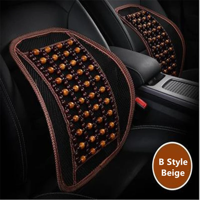 Car Seat Office Chair Massage Back Lumbar Support Mesh Ventilate Cushion  Pad Black Mesh Back Lumbar Cushion for Car Driver - AliExpress