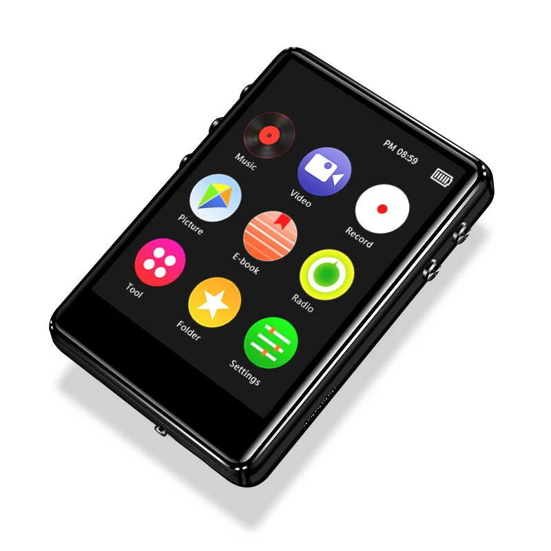 Bluetooth 5 0 MP4 плеер 8 ГБ 16 32 64 Гб 2 4 дюймов полный сенсорный экран FM радио Запись