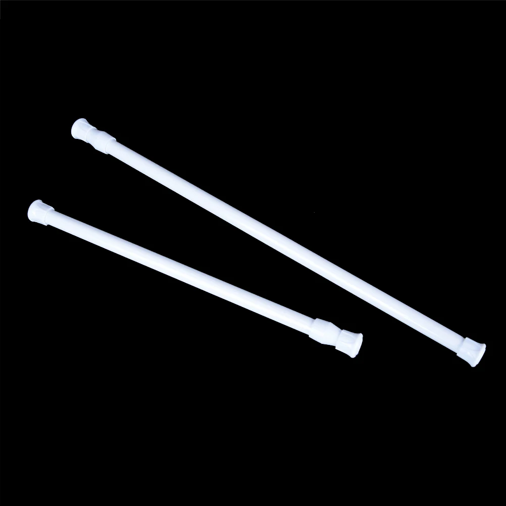 new Extendable Telescopic Poles Rail Hanger Rods Adjustable Metal Curtain Rod Spring Loaded Bathroom Bar Shower hot sale