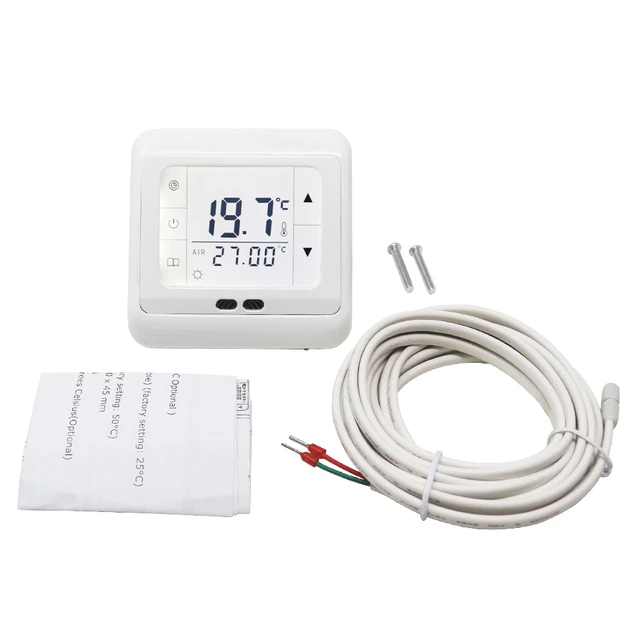 Digital Under 16A Floor Thermostat Floor Controller Weekly Temperature Room Warm Ragulator