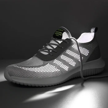 

2019 Summer Men Running Shoes Breathable Sneakers Lightweight Jogging Walking Plus size 46