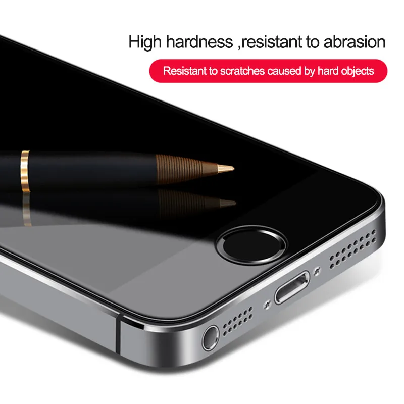 9D закаленное стекло для Apple iPhone 5S 5 SE 5C 4 4S защита экрана 9H Анти-взрыв защитная пленка, стекло для iPhone 5S, SE