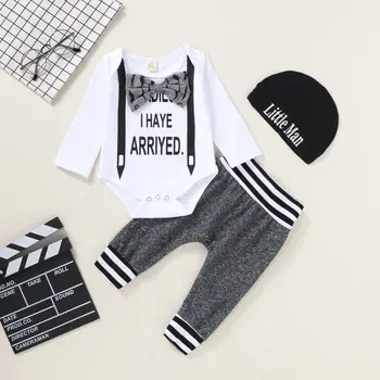 

Imcute Spring Autumn Boys Clothing gentleman Set Kids Clothes Children Boy Casual Cotton 2pcs Jacket +Pants Boys Sports Outfit