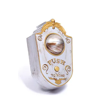

One Eyed Doorbell Halloween Decoration with Burning Eyes Scare Voice Haunted House Door Decoration Electric Toy Horror Props