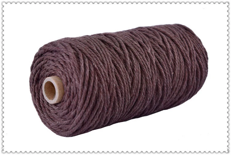 3mm 100% Cotton Macrame Cord Colorful Cord Rope Twisted Macrame String DIY Home Textile Wedding Decorative Tapestry Art 110yards 