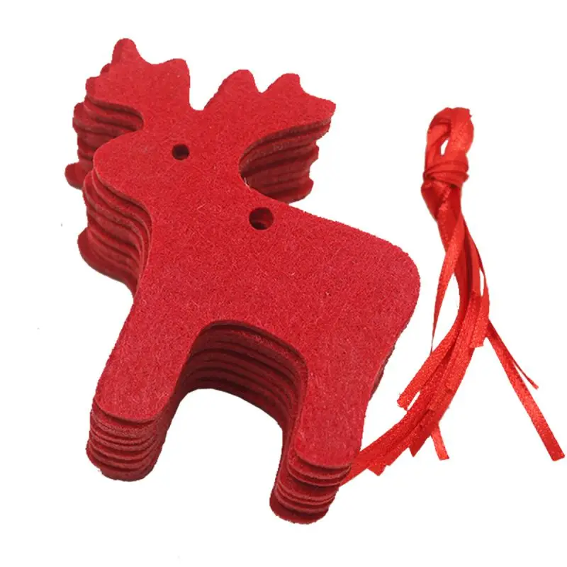 3D DIY войлочные елочные игрушки набор висячие украшения для детей ясельного возраста дружественные рождественские подарки
