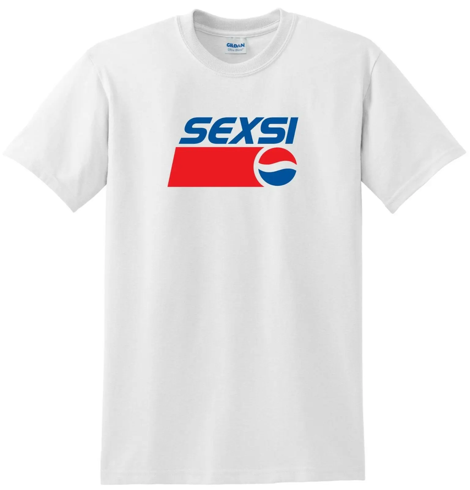 Pepsi Parody Sexsi Сексуальная футболка из хлопка высокого качества забавная
