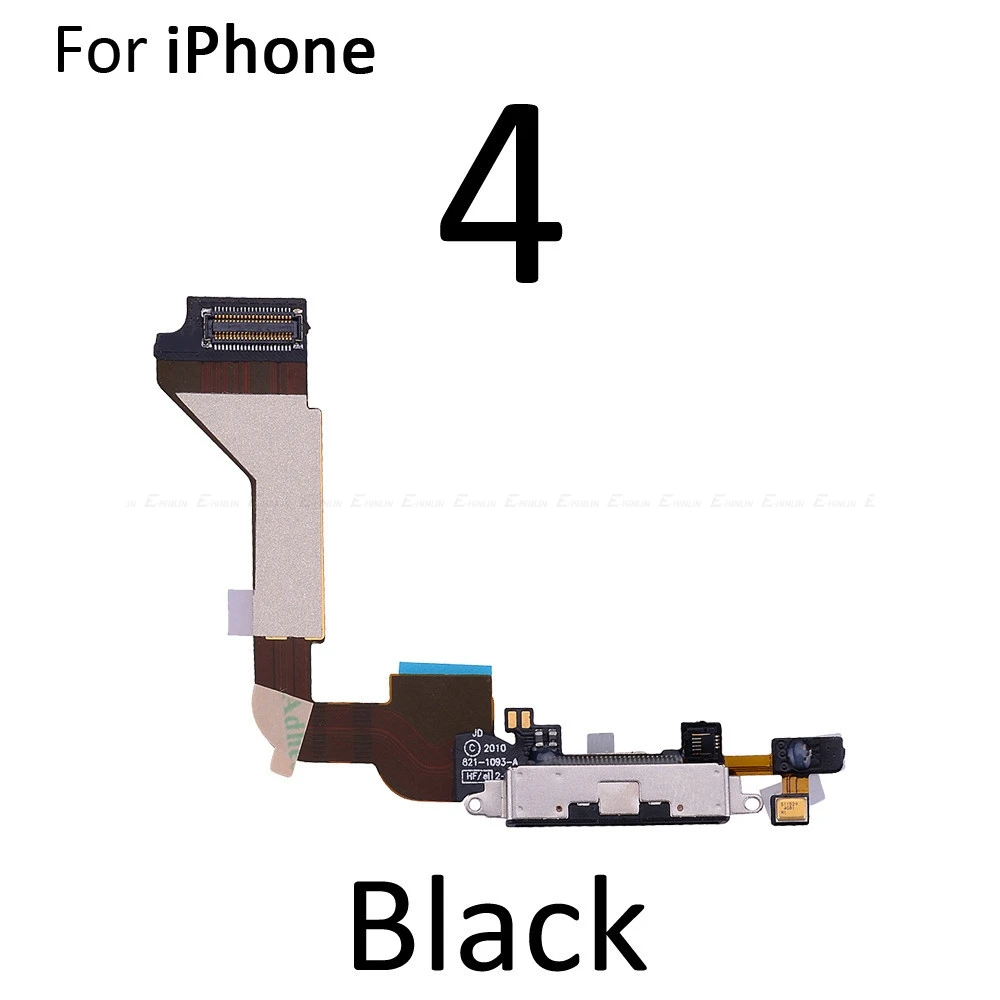10pcs lot USB Charger Plug Dock Charging Connector Port Flex Cable For iPhone 5S 5C 5 4S 4 HeadPhone Audio Jack Microphone Parts