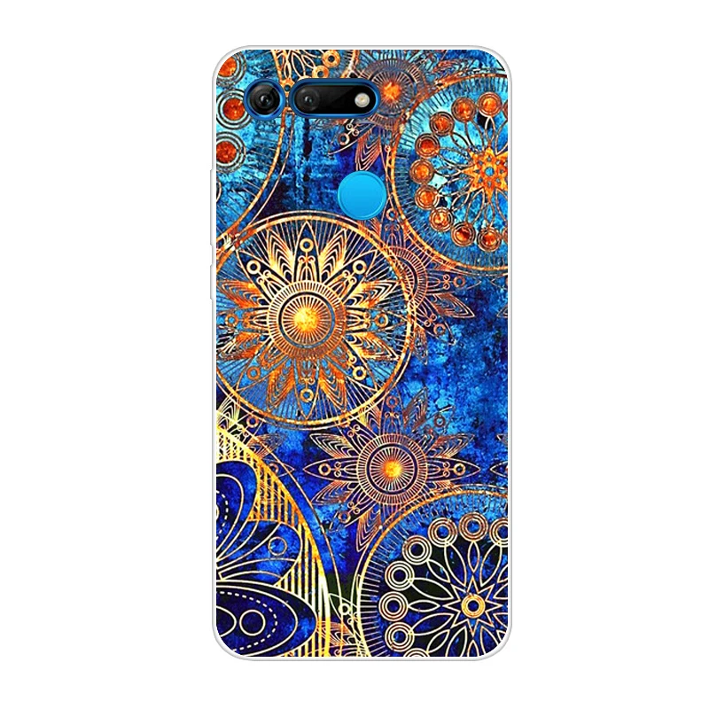 Прозрачный 6,4 ''для huawei Honor вид 20 чехол из мягкого ТПУ с принтом, из силикона чехол для Капа huawei Honor V20 чехол V 20 View20 Hoesje тонкий - Цвет: Прозрачный