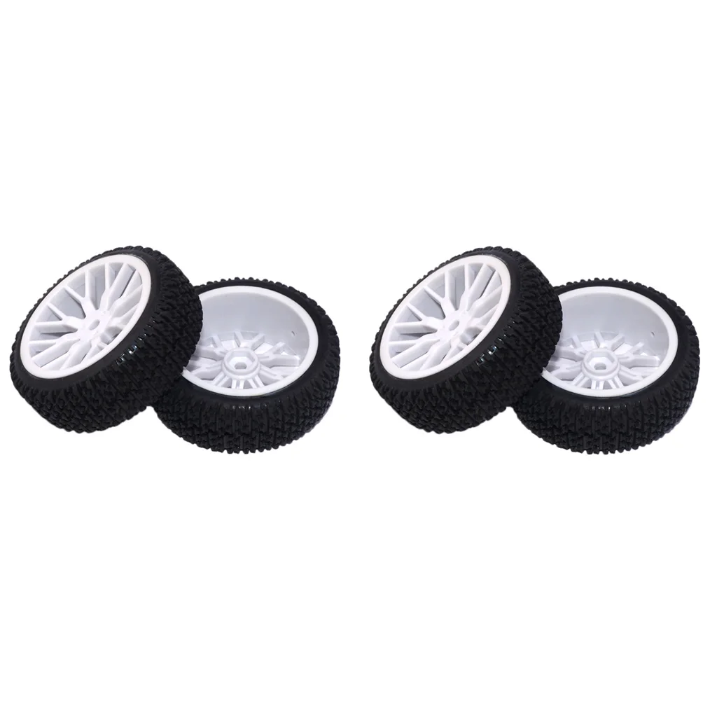 4pcs 1/16 Rally Tire Car Tires Buggy Tyre Pull Rally Wheel for RC HPI HSP  Savage ZDRacing LRP Wltoy