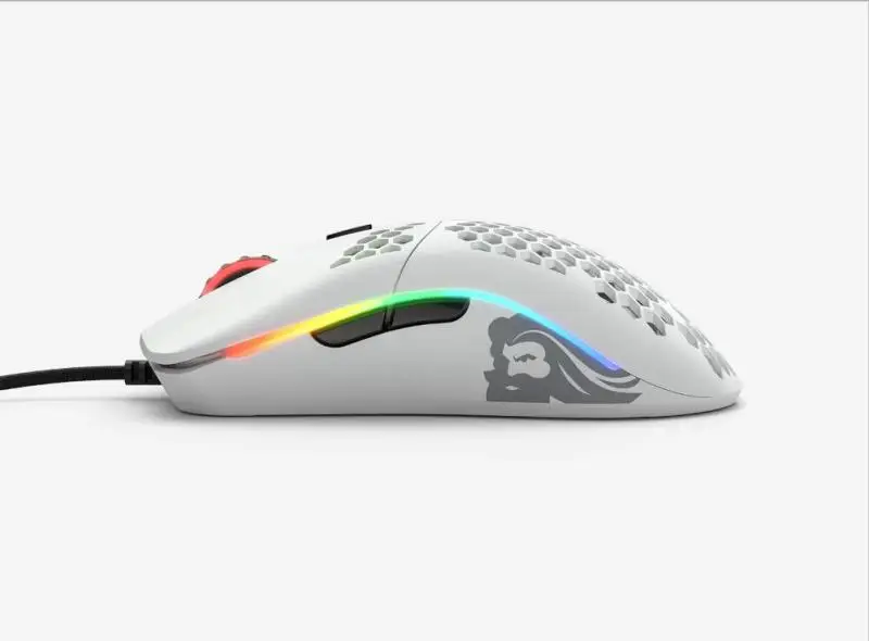 Мышь Glory Gaming Model O White mate (Branco Fosco) GO белый/белый глянцевый Brilhante) GWHITE|Мыши| |