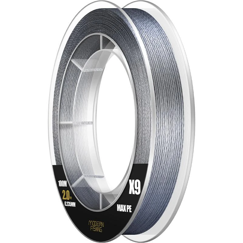 Белый Power Fishing Line- 100M Highly Abrasion Resistant 4.6-88LB 8-Strand Braided Lines, Thin Diameter, Zero Stretch, Zero Memory - Цвет: Белый