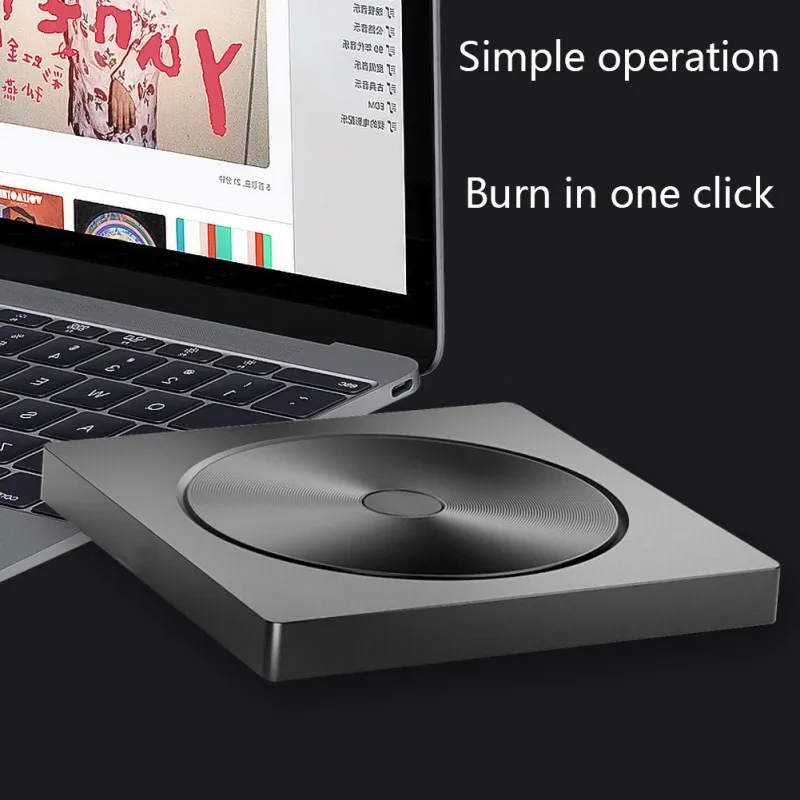 Внешний DVD привод USB 3,0 Тип C CD rom повторный Писатель горелки для Windows для OS ноутбук Настольный ПК