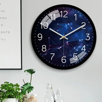 

Luxury Fashion Wall Clock Living Room Creative Modern Simple Mute Wall Clock Bedroom Reloj De Pared Home Decor Bb50wc