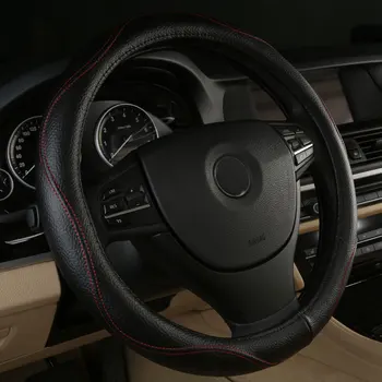 

Car Steering Wheels Cover Genuine Leather Accessories for Dodge Avenger Caliber Caravan Challenger Charger