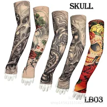 Татуировка ледяной рукав Татуировка вискозное охлаждение солнцестойкий манжет на открытом воздухе верховая езда рыболовная рука для покрытия