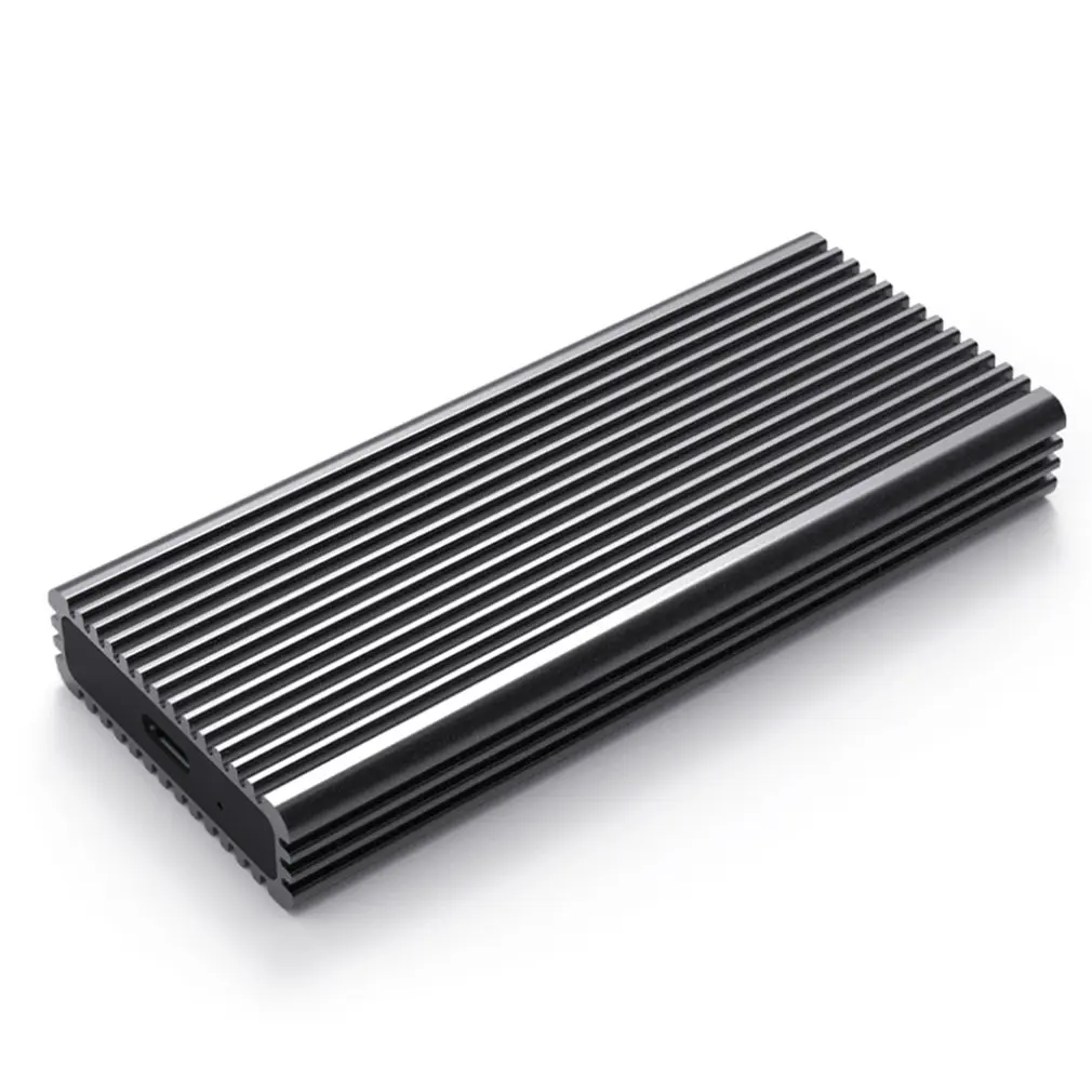 02 M.2 ssd casesType-C порт высокая скорость передачи жесткий диск Корпус тепловыделение черный алюминиевый SSD коробка - Цвет: 02