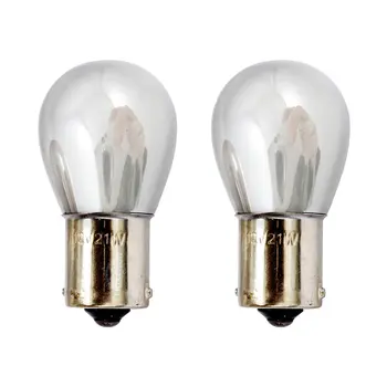 

2pcs Chrome Silver Amber Rear Indicator Bulbs 581 1156 PY21W Turn Signal Tail Brake Light 12V Parking Light Bulbs Top Sale