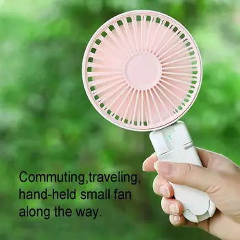 

HOT Mini Portable Fan Handheld Cooling Desk Fans Travel Clip USB Rechargeable On Umbrella Fan