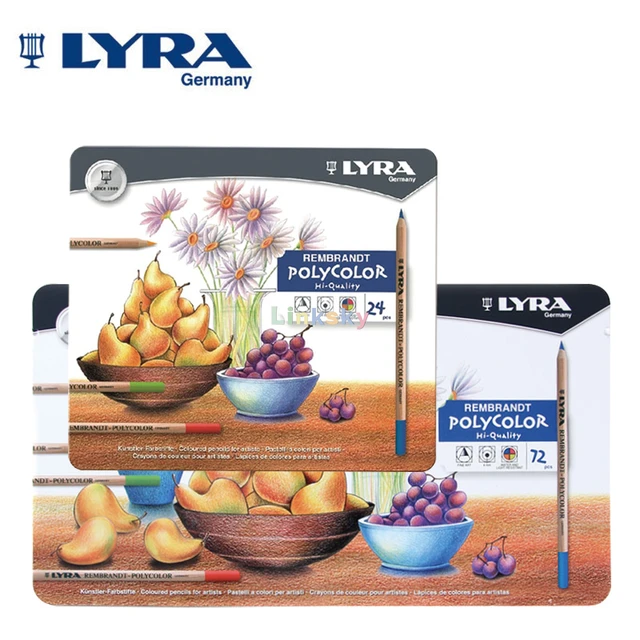 新品未使用　LYRA ポリカラー鉛筆 72色セット LYRA（リラ） レンブラント・ポリカラー メタルボックス 72色セット