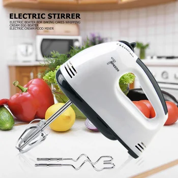 

Multifunctional Mini 7 Speed Manual Electric Handheld Mixer Egg Beater Automatic Cream Food Cake Baking Dough Mixer Food Blender