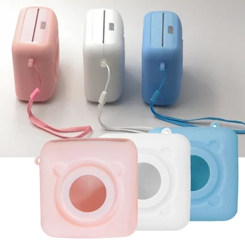 

Protective Cover Clear Shell Silicone With Strap Dust Proof Anti Scratch Direct Fit Solid Portable Practical For Peripage A6