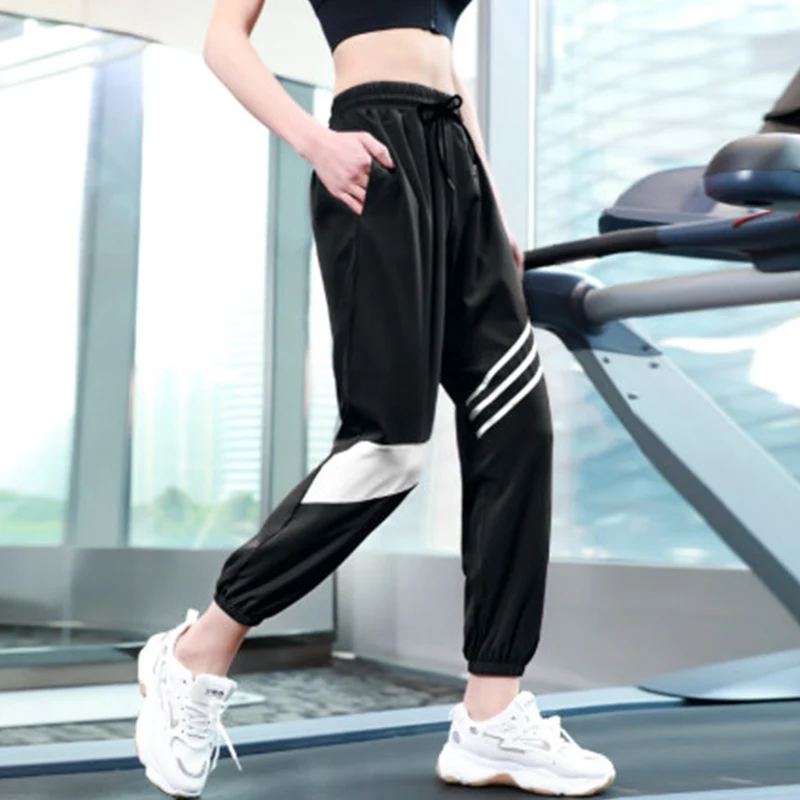 Sports Pants Autumn Women Loose Yoga Pants Sports Trousers Exercise Fitness Running Jogging Trousers Workout Sport Pants