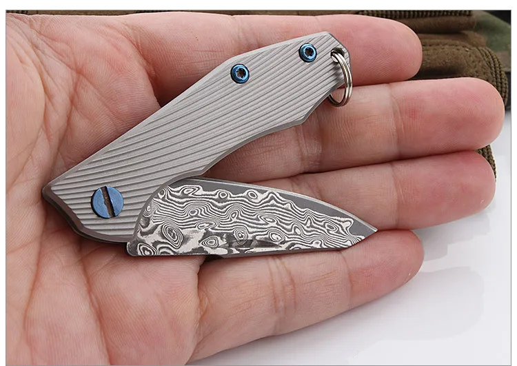 BINOAX EDC дамасский складной нож Карманный Походный охотничий Открытый Ножи