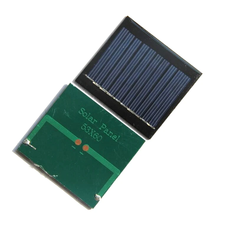 Бесплатная доставка 5V 0 3 W солнечная батарея поликристаллическая DIY Солнечная