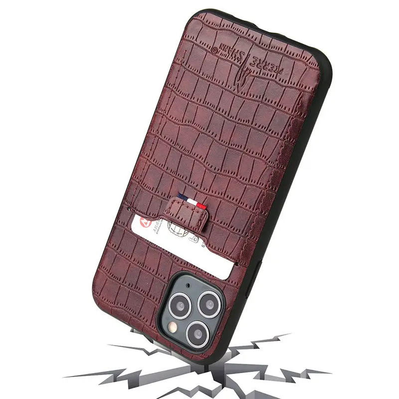 Высококачественный чехол-кошелек из крокодиловой кожи для iPhone 11 Pro Max XR XS X 7 8 Plus, откидная задняя крышка, держатель для карт чехлы на заднюю панель телефона
