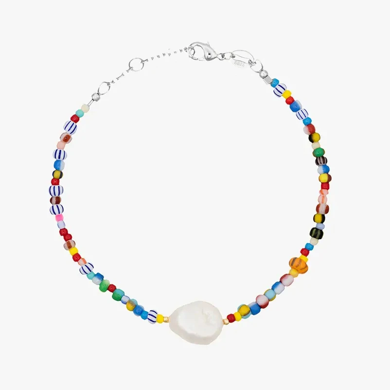 Неодинаковые речной жемчуг Ожерелье Подвеска для женщин натуральный камень ожерелья ювелирные изделия - Окраска металла: bracelet