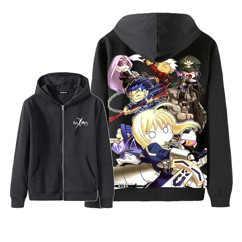 Куртка для косплея Fate/stay night Saber Altria Pendragon Okita Souji, Повседневная Толстовка с капюшоном, спортивная одежда - Цвет: Style5