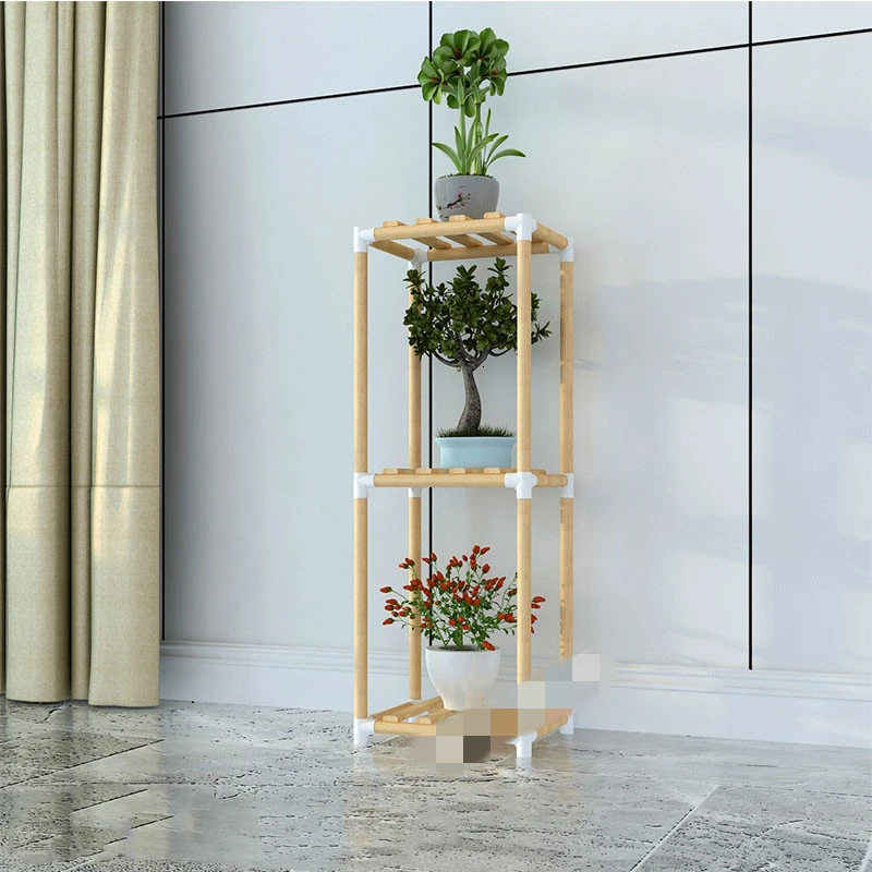 

Airs Multi-storey Indoor Balcony Solid Wood Shelf A Living Room Flowerpot Shelves Landing Type Botany Frame