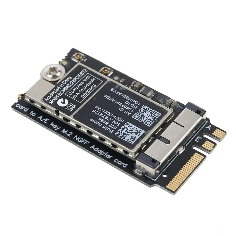 BCM943224PCIEBT2 Bluetooth 4,0 NGFF M.2 ключ A/E беспроводная WiFi карта для Mac OS