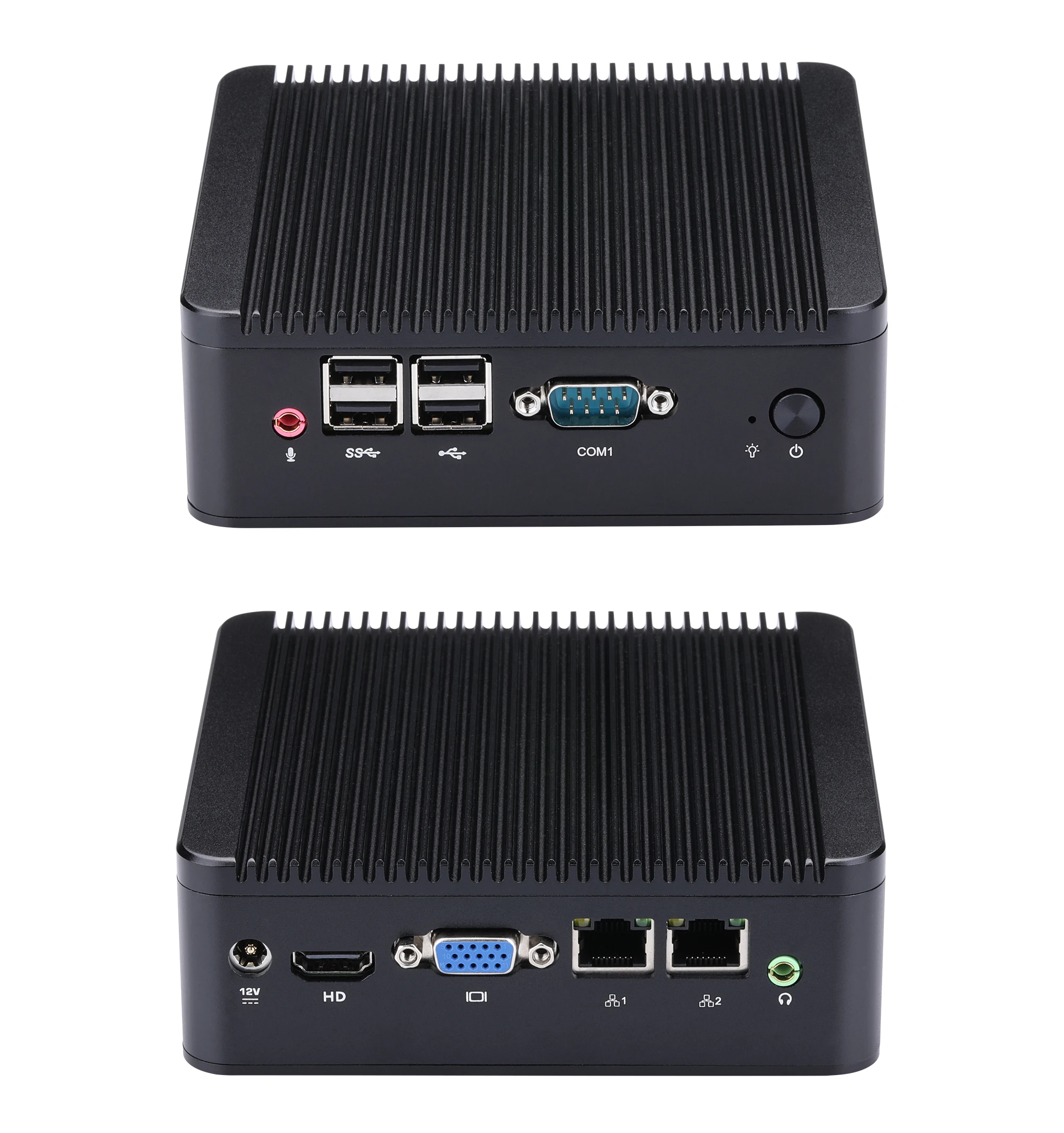 Qotom Dual Lan Core I3 3217U I5 3317U тонкий офис/Правительственный/больничный мини-компьютер X86 |