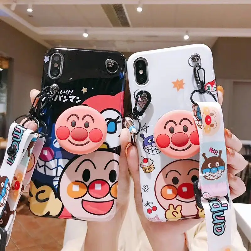 MGECD Cartoon Slant Bread Superman Iphone Xr Case Black White Soft Shell Protection for Apple X XsMAX 8Plus 7Plus Fall Proof | Мобильные