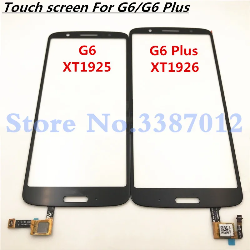 Сенсорный экран сенсор для Motorola Moto G6 XT1925/G6 Plus XT1926 сенсорный экран сенсорная панель стекло запасные части