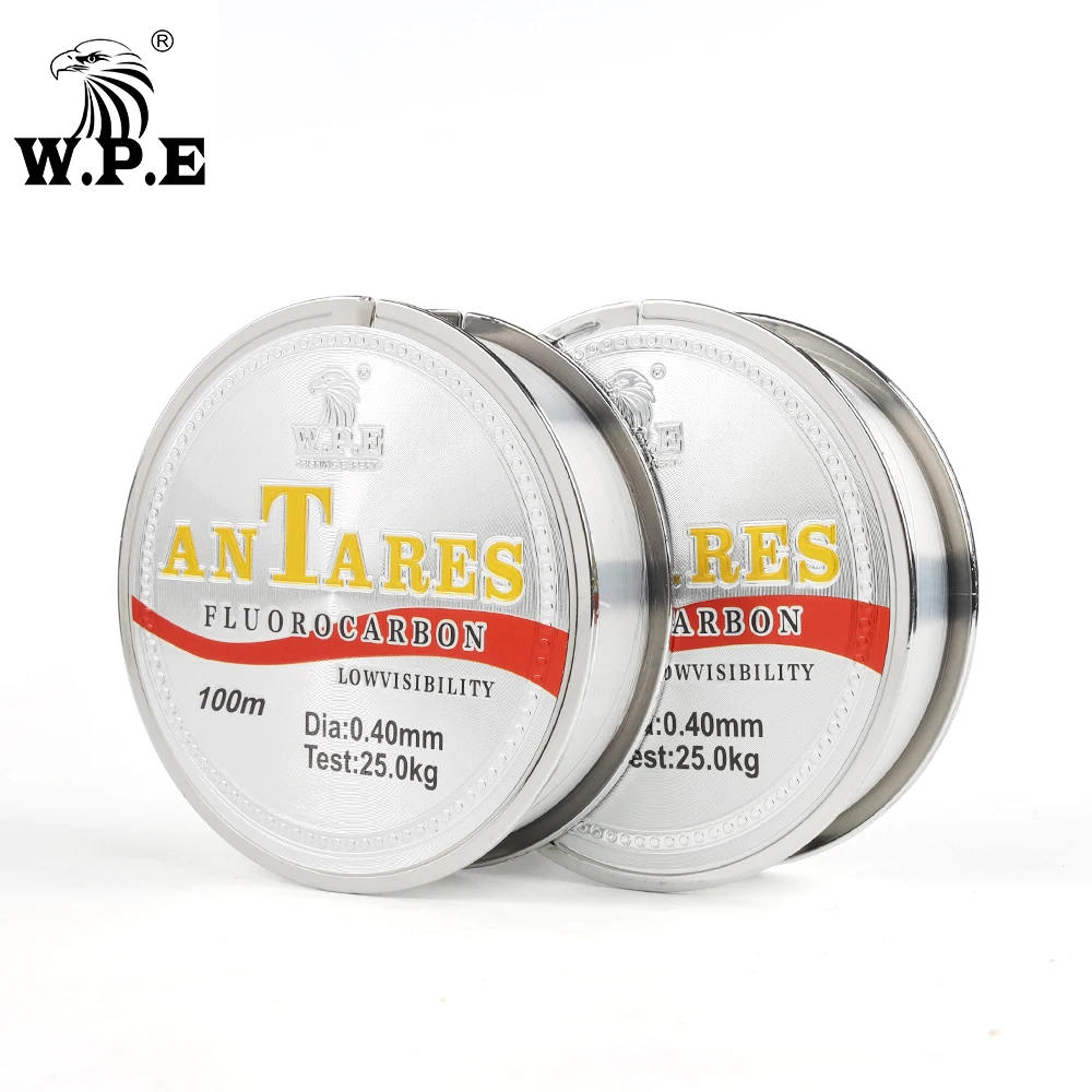 Fluorocarbon Coated Fishing Line 0.20mm-0.60mm 100m 10KG-41KG for Carp