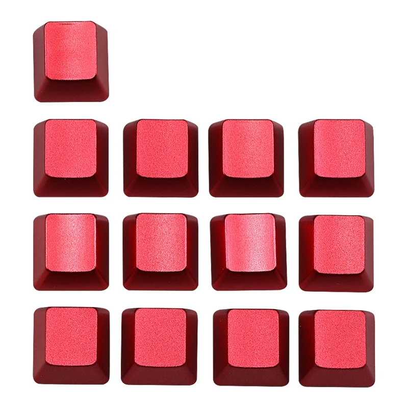 

Replaceable No Words Mechanical Keyboard Metal Keycaps ESC QWERASDF Arrow Cross Shaft Key Cap
