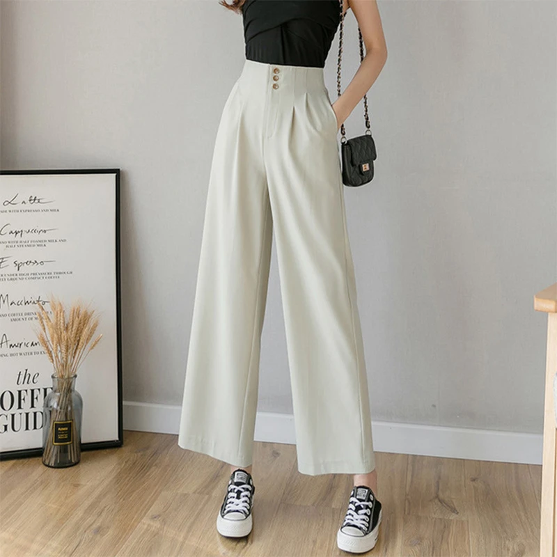 chiffon high waisted pants