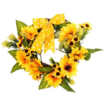 

Thanksgiving Day Chrysanthemum Wreath Decoration Front Door Artificial Decorate