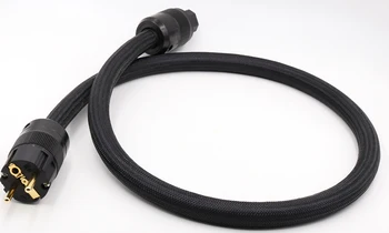 

0.5M~3M Hi-End Hi-Fi Audio Power Cable Cord Schuko US IEC Plug