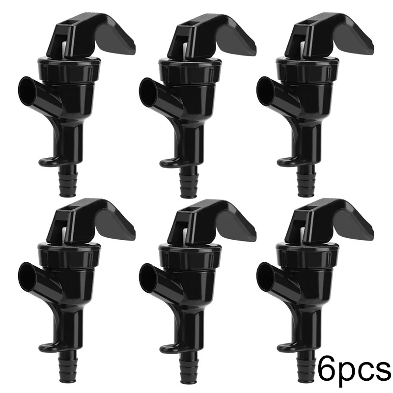 6* pc пивной кран, пластиковый выдавливающий кран для кемпинга, пикника, диспенсер для жидкого пива, 3/16 дюймов, трубки