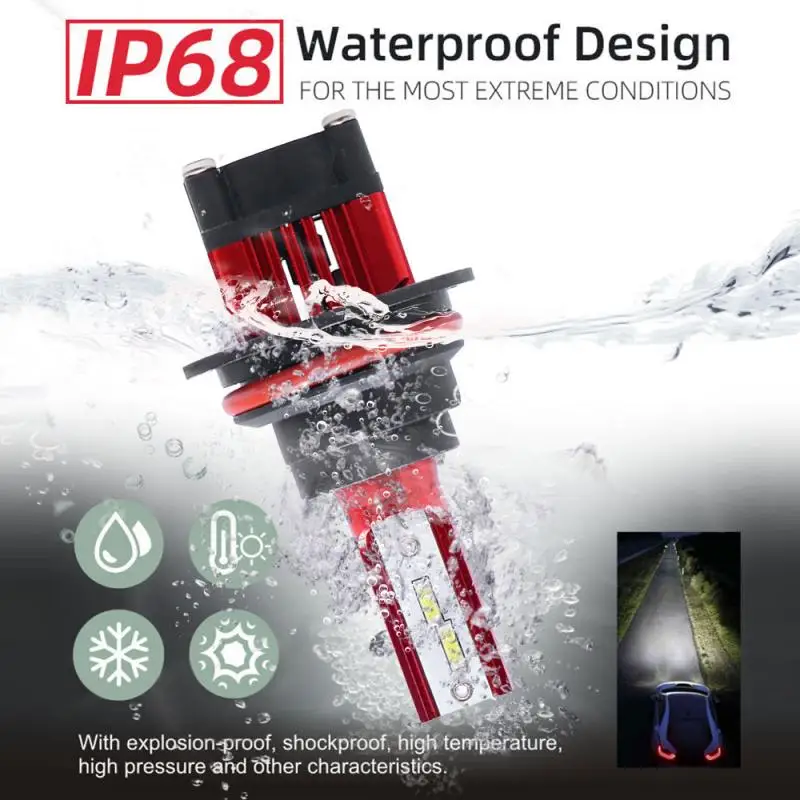 1Pair-F6-H3-H11-HB3-HB4-9007-H4-H7-LED-Conversion-Kit-Anti-CSP-Automobiles-Car