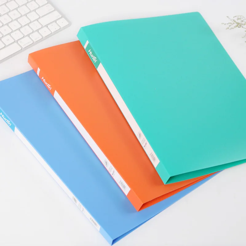 A4 Color Folder Strong Folder Test Paper File Folder File Storage Clip Office Supplies Wholesale