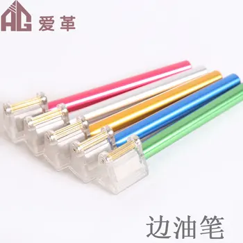 

DIY Leather Craft Oil Edge Pen Edge Dye Oil Pen Applicator Belt Strap Finisher Tools Edge Dye Roller Pen Hand Treatment Tools