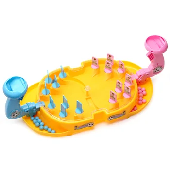 

Plastic Kids Creative Table Game Board Interactive Toy Baby Birthday Gift Toy Shooting Game Tables Playing Early Education Toys