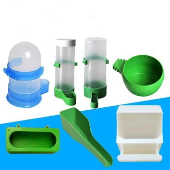 

Bird Water Drinker Feeder Automatic Drinking Fountain Pet Parrot Cage Bottle Plastic Cup Bowls Pet Bird Supplies Dispenser